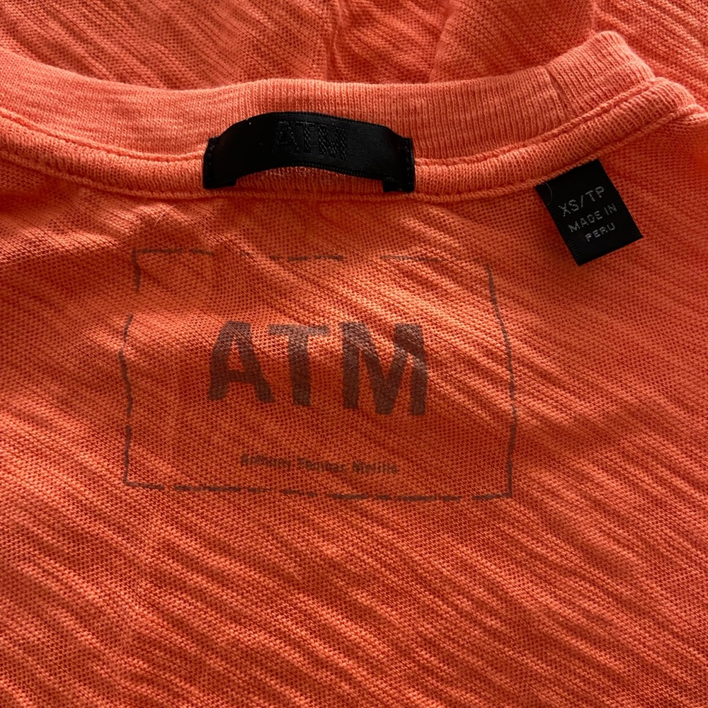 ATM Anthony Thomas Melillo Orange Shirt